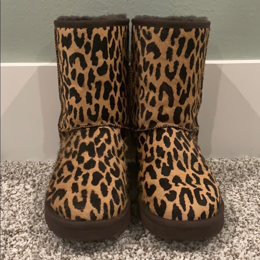 Leopard print UGGs